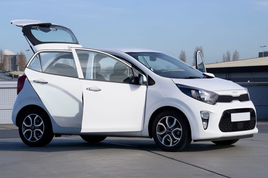 Witte Kia Picanto